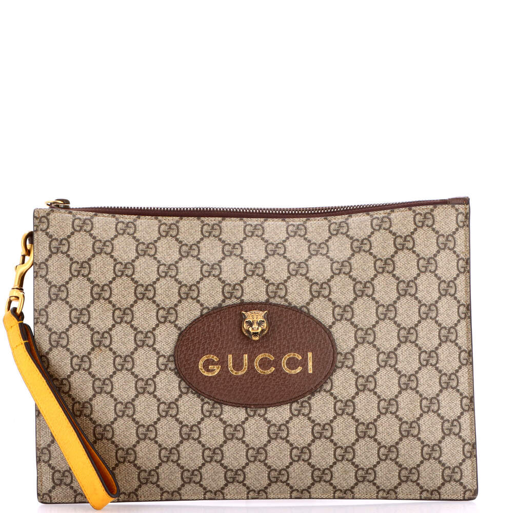 Gucci Neo Vintage Wristlet Pouch Gg #269088G79B